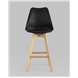 Комплект из четырех стульев|Stool Group|Барный FRANKFURT черный сиденье экокожа ножки из массива бука Комплект из четырех стульев|Stool Group|Барный FRANKFURT черный сиденье экокожа ножки из массива бука