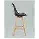 Комплект из четырех стульев|Stool Group|Барный FRANKFURT черный сиденье экокожа ножки из массива бука Комплект из четырех стульев|Stool Group|Барный FRANKFURT черный сиденье экокожа ножки из массива бука