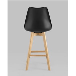 Комплект из четырех стульев|Stool Group|Барный FRANKFURT черный сиденье экокожа ножки из массива бука