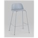 Комплект из четырех стульев|Stool Group|Mist пластиковое сиденье, серо-голубой, ножки металл Комплект из четырех стульев|Stool Group|Mist пластиковое сиденье, серо-голубой, ножки металл