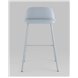 Комплект из четырех стульев|Stool Group|Mist пластиковое сиденье, серо-голубой, ножки металл Комплект из четырех стульев|Stool Group|Mist пластиковое сиденье, серо-голубой, ножки металл