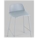 Комплект из четырех стульев|Stool Group|Mist пластиковое сиденье, серо-голубой, ножки металл Комплект из четырех стульев|Stool Group|Mist пластиковое сиденье, серо-голубой, ножки металл