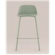 Комплект из четырех стульев|Stool Group|Mist пластиковое сиденье, серо-зеленый, ножки металл Комплект из четырех стульев|Stool Group|Mist пластиковое сиденье, серо-зеленый, ножки металл