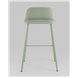Комплект из четырех стульев|Stool Group|Mist пластиковое сиденье, серо-зеленый, ножки металл Комплект из четырех стульев|Stool Group|Mist пластиковое сиденье, серо-зеленый, ножки металл