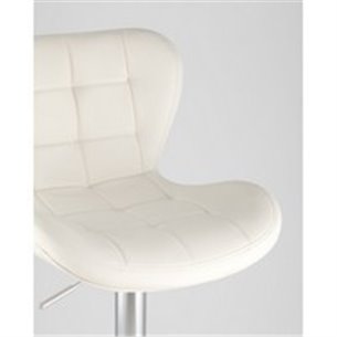 Комплект из двух стульев|Stool Group|ПОРШЕ белый NP механизм газ-лифт обивка сиденья из искусственной кожи