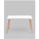 Стол обеденный|Stool Group|OSLO 120*80 белый на дер. ножках Стол обеденный|Stool Group|OSLO 120*80 белый на дер. ножках
