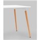 Стол обеденный|Stool Group|OSLO 120*80 белый на дер. ножках Стол обеденный|Stool Group|OSLO 120*80 белый на дер. ножках