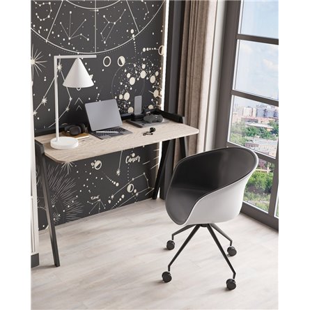 Компьютерное кресло|Stool Group|LIBRA пластик белый экокожа черная