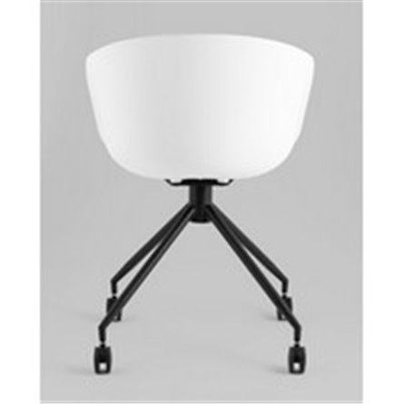 Компьютерное кресло|Stool Group|LIBRA пластик белый экокожа черная