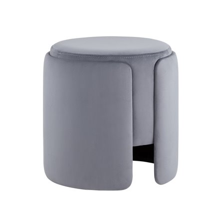 Пуф Taks велюр серый