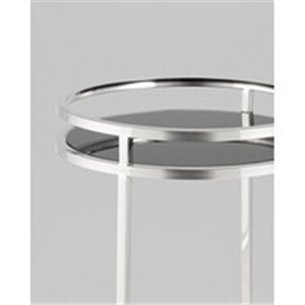 Журнальный стол|Stool Group|Гестия 41*60 см серебро