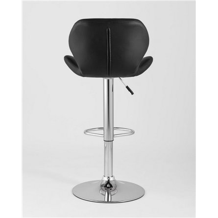 Стул|Stool Group|Бон черный обивка экокожа на хромированной ножке