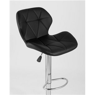 Стул|Stool Group|Бон черный обивка экокожа на хромированной ножке