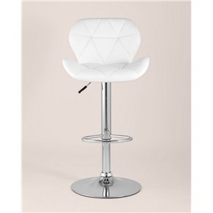 Комплект из двух стульев|Stool Group|Бон белый NP обивка экокожа на хромированной ножке 2 шт