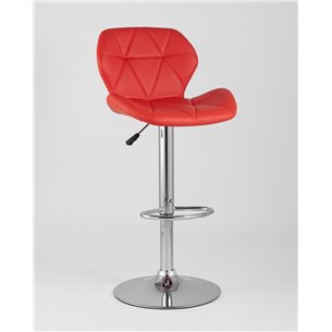 Комплект из двух стульев|Stool Group|Бон красный NP обивка экокожа на хромированной ножке 2 шт