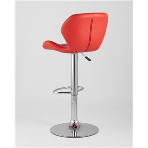 Комплект из двух стульев|Stool Group|Бон красный NP обивка экокожа на хромированной ножке 2 шт