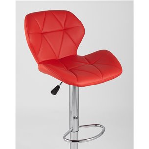 Комплект из двух стульев|Stool Group|Бон красный NP обивка экокожа на хромированной ножке 2 шт