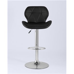 Комплект из двух стульев|Stool Group|Бон черный NP обивка экокожа на хромированной ножке