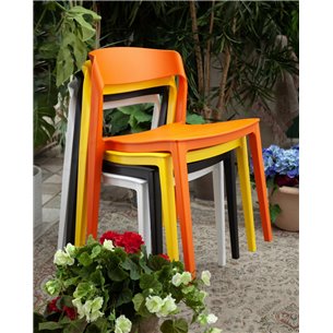 Стул|Stool Group|Moris пластик бледно-желтый