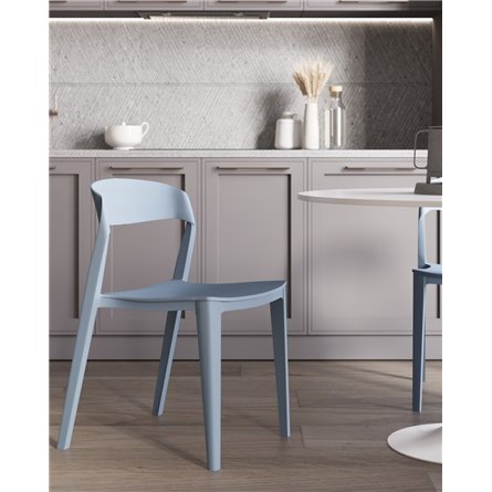 Стул|Stool Group|Moris пластик голубой