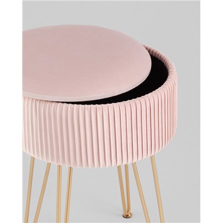 Пуф|Stool Group|Астор светло-розовый