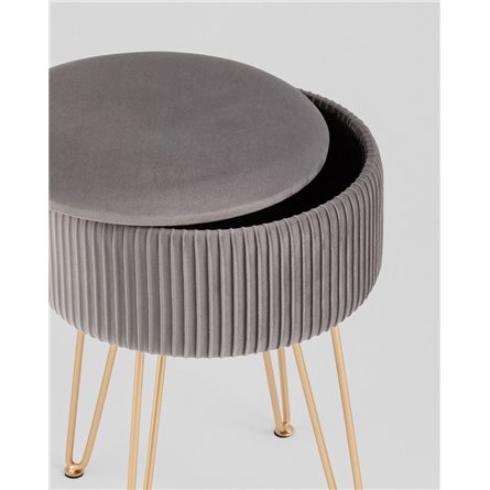 Пуф|Stool Group|Астор серый