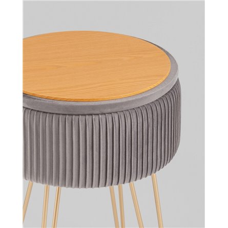 Пуф|Stool Group|Астор серый