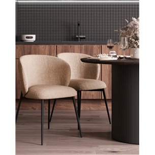 Стул|Stool Group|Блейз букле капучино каркас серо-коричневый