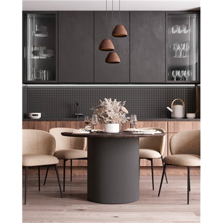 Стул|Stool Group|Блейз букле капучино каркас серо-коричневый