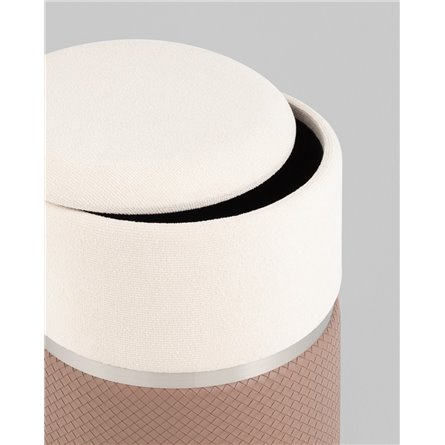 Пуф|Stool Group|Кэрри с ящиком светло-коричневый шенилл с экокожей