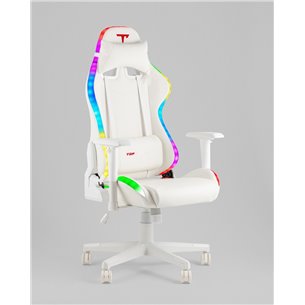 Игровое кресло|TopChairs|спортивное с подсветкой TopChairs GMM-080 белый
