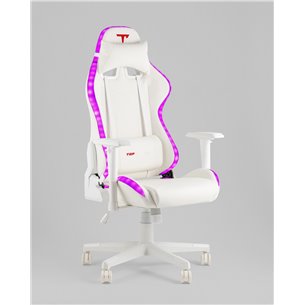 Игровое кресло|TopChairs|спортивное с подсветкой TopChairs GMM-080 белый