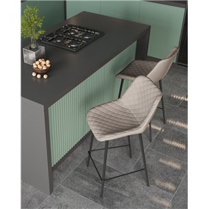 Стул барный|Stool Group|Arch, экокожа, серый