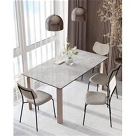 Обеденный стол|Stool Group|Varden раскладной 160-220х90 см керамика серый