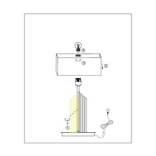 Лампа настольная|Moderli|Moderli V11143-1T Melony