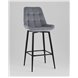 Стул барный|Stool Group|Флекс с поворотным механизмом велюр велютто серый Стул барный|Stool Group|Флекс с поворотным механизмом велюр велютто серый