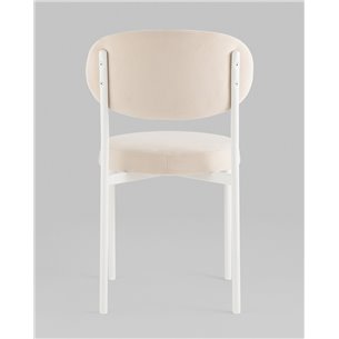 Стул|Stool Group|Бриф SN велюр молочный каркас белый муар
