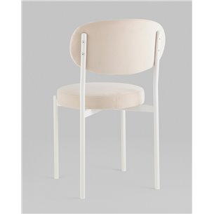 Стул|Stool Group|Бриф SN велюр молочный каркас белый муар