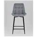 Стул полубарный|Stool Group|Флекс с поворотным механизмом велюр велютто серый Стул полубарный|Stool Group|Флекс с поворотным механизмом велюр велютто серый