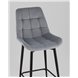 Стул полубарный|Stool Group|Флекс с поворотным механизмом велюр велютто серый Стул полубарный|Stool Group|Флекс с поворотным механизмом велюр велютто серый