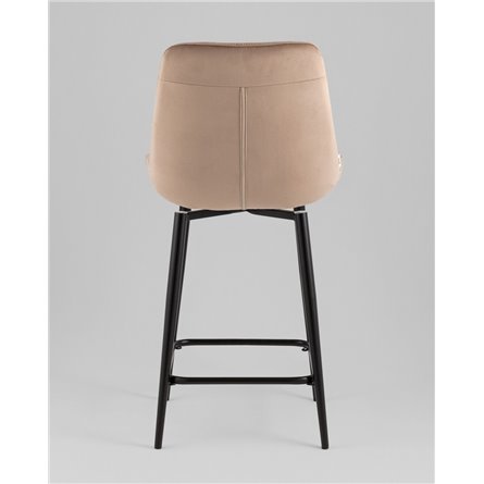 Стул полубарный|Stool Group|Флекс с поворотным механизмом велюр капучино