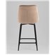 Стул полубарный|Stool Group|Флекс с поворотным механизмом велюр капучино Стул полубарный|Stool Group|Флекс с поворотным механизмом велюр капучино