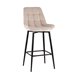 Стул барный Флекс с поворотным механизмом велюр бежевый