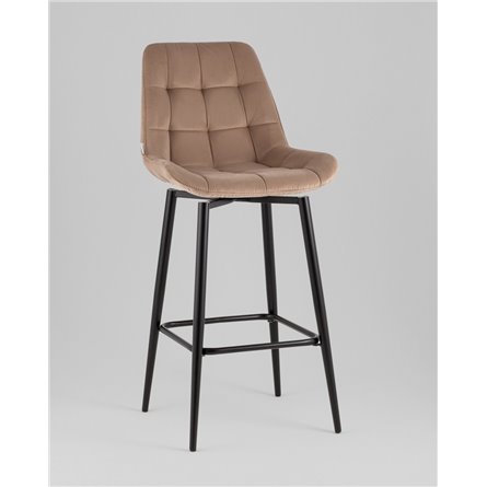 Стул барный|Stool Group|Флекс с поворотным механизмом велюр капучино