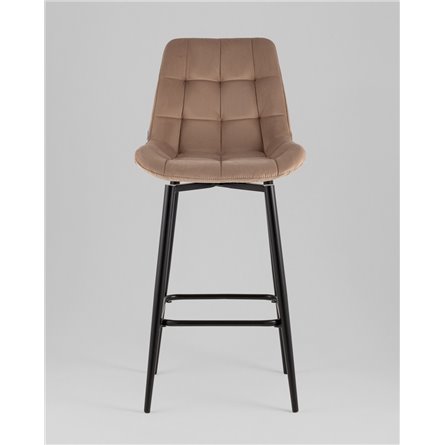 Стул барный|Stool Group|Флекс с поворотным механизмом велюр капучино
