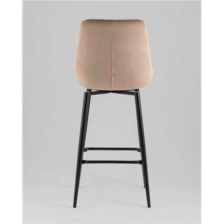 Стул барный|Stool Group|Флекс с поворотным механизмом велюр капучино