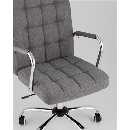 Компьютерное кресло|TopChairs|офисное TopChairs Comfo серый