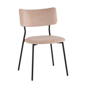 Стул Амелия велюр бежевый