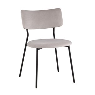 Стул Амелия велюр светло-серый