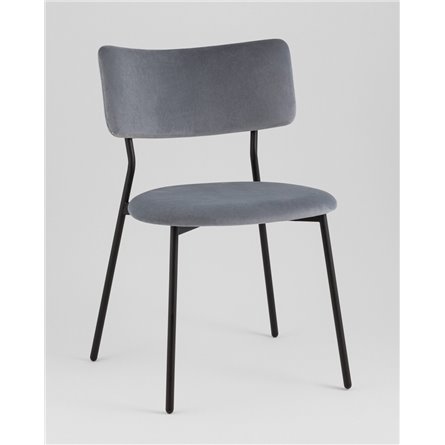 Стул|Stool Group|Амелия велюр серо-голубой